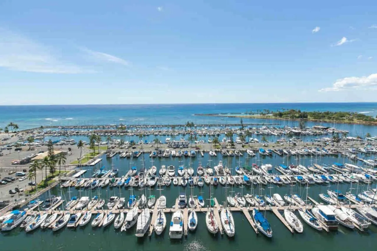 Appartement Ilikai Marina 1688 Yacht Harbor View 1Br à Honolulu