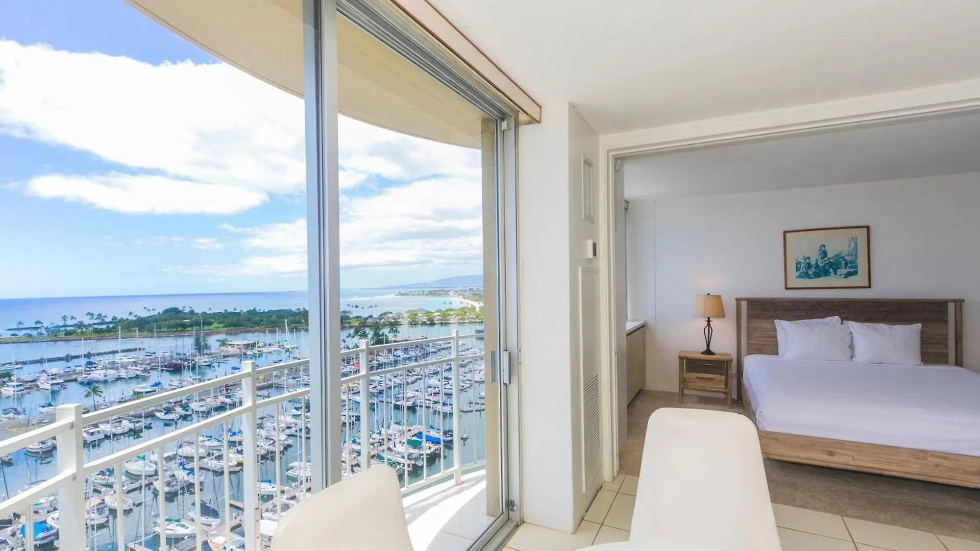 Appartement Ilikai Marina 1688 Yacht Harbor View 1Br à Honolulu